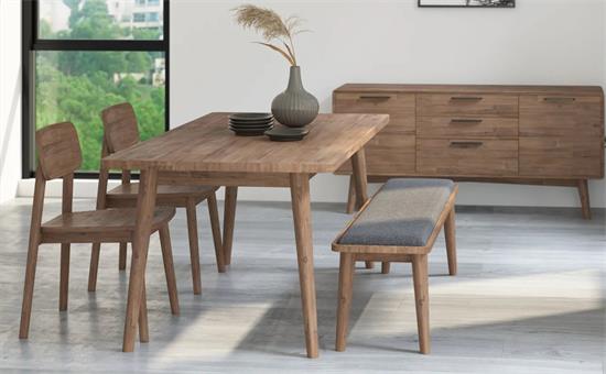 員工食堂實(shí)木桌椅家具