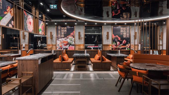 劉一手美國(guó)海外店火鍋家具